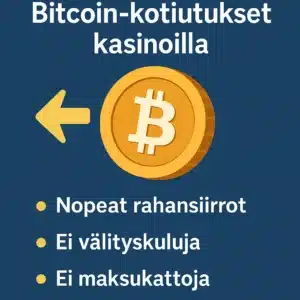 Kotiutukset bitcoin kasinolta