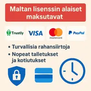 Maltan nettikasinoiden maksutavat