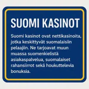 nettikasinot suomi